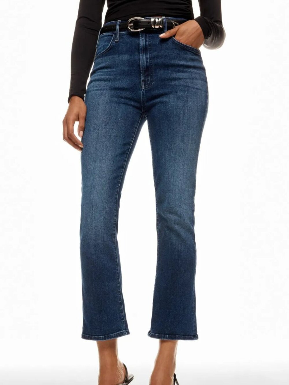 Mother Hustler Ankle Jeans
